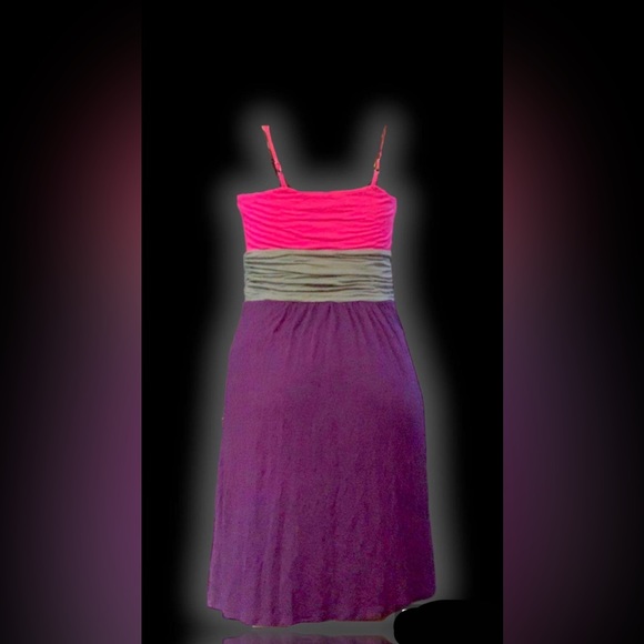 Brand new multi coloured  small spaghetti strapped vintage looking dress - Picture 3 of 3